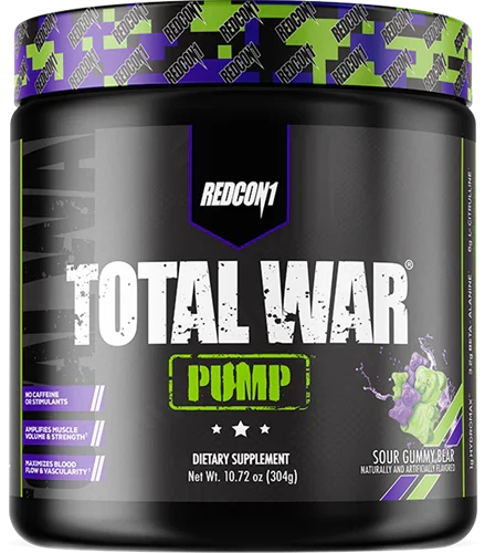 Redcon1 Total War Pump - 20 servings - Sour Gummy Bear