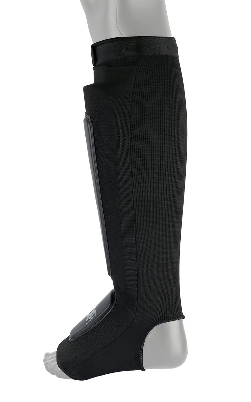 DAX Benskydd -  Elastic PRO - Svart | Kampsport & Träning