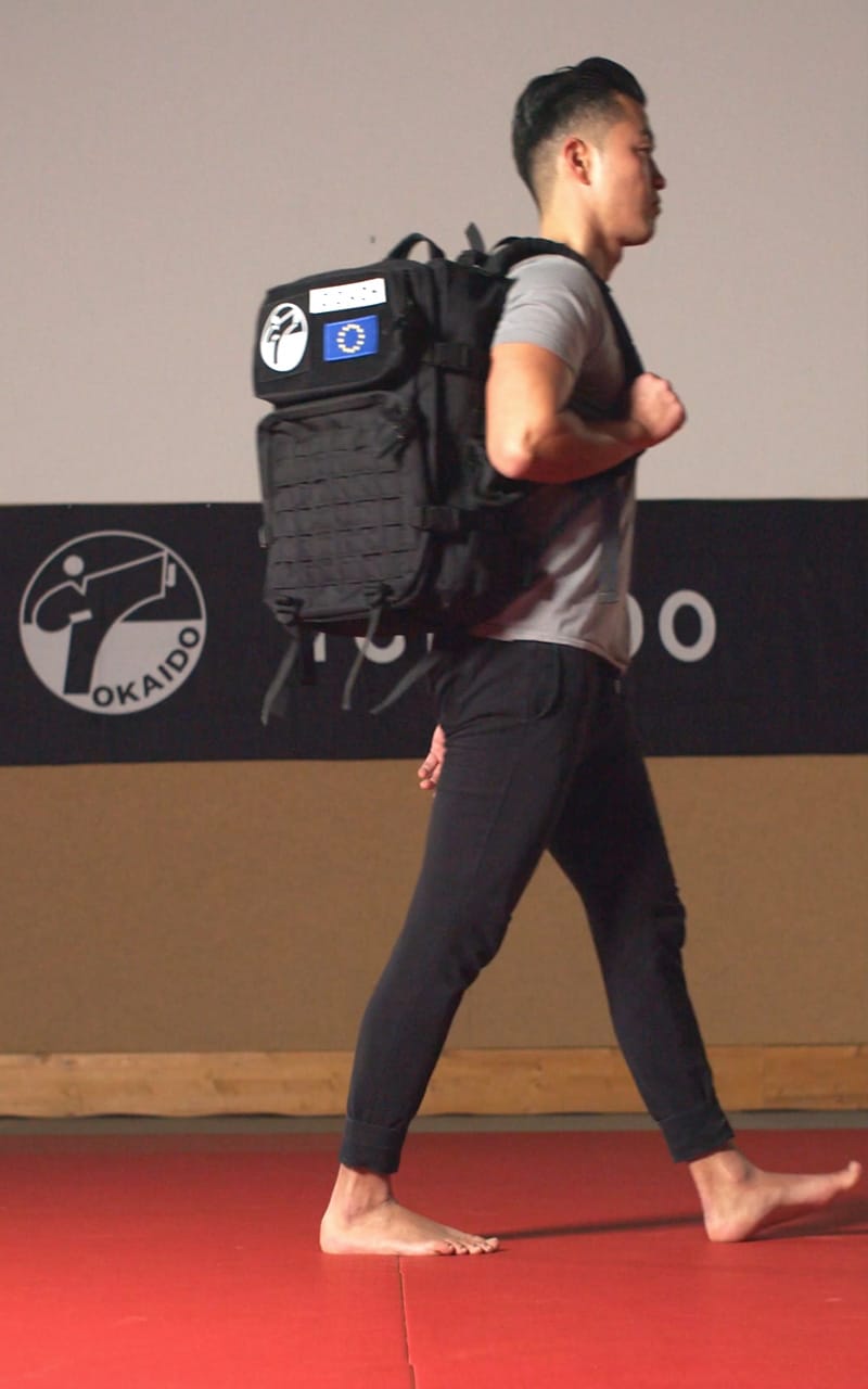 TOKAIDO Ryggsäck – MyBackPack med Kardborre - Svart