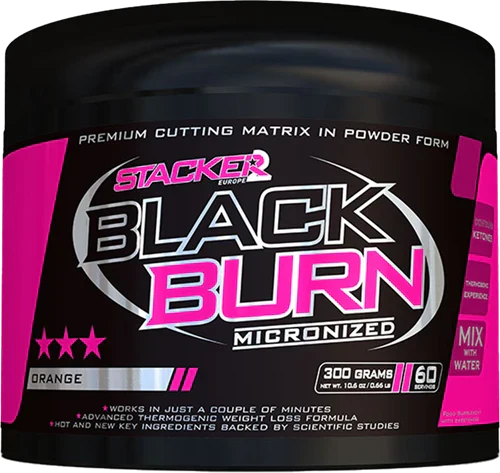 Stacker2 Black Burn Micronised - 300 g - Orange
