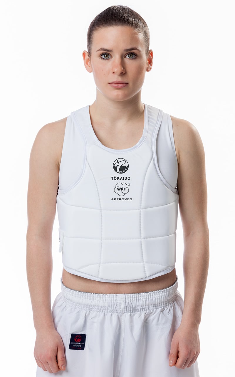 TOKAIDO Karate Vest, Body Guard Pro, WKF - Vit