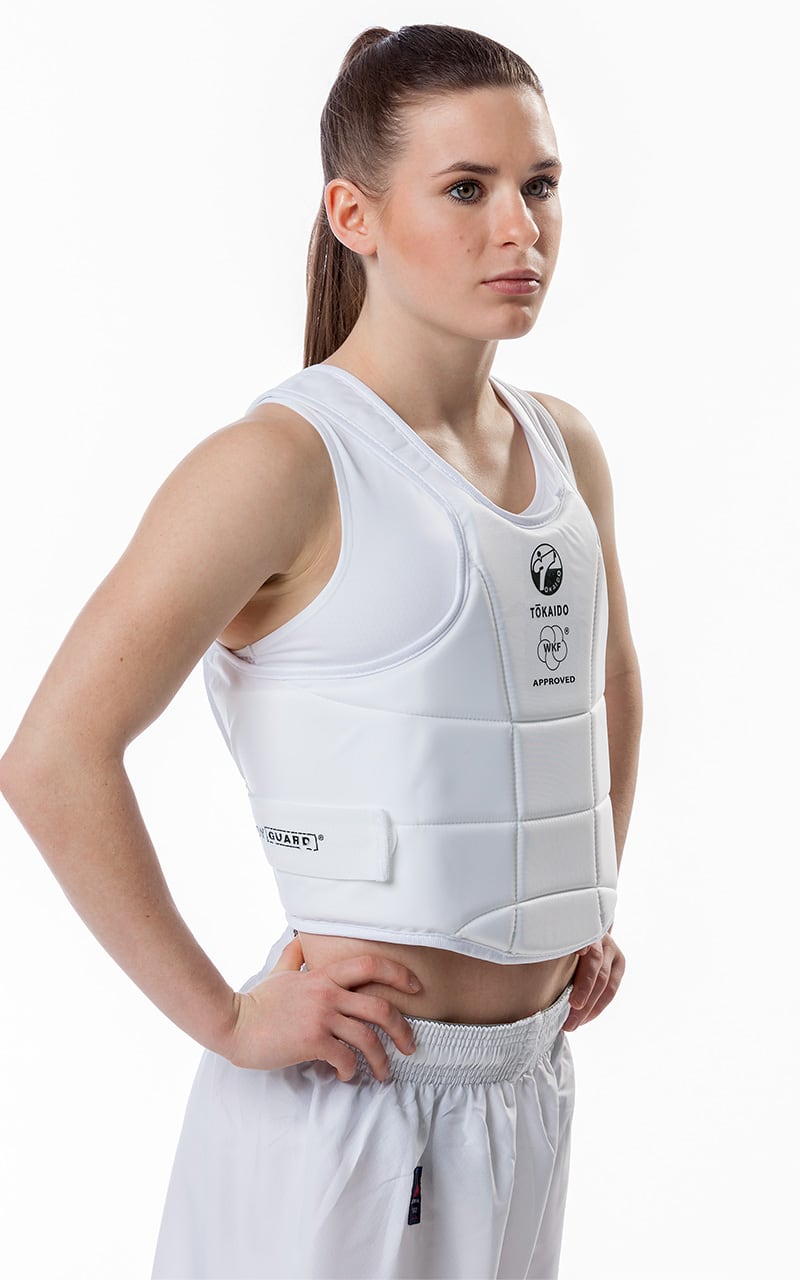 TOKAIDO Karate Vest, Body Guard Pro, WKF - Vit