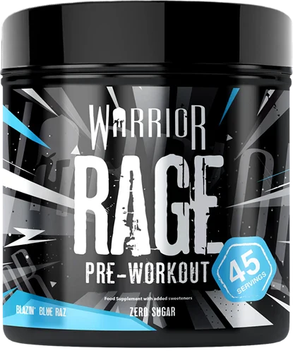 Warrior Rage Pre-Workout - 392 g - Blue Raspberry